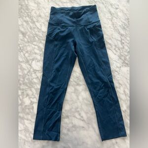 Lululemon 7/8 tight. Size 2. Blue
